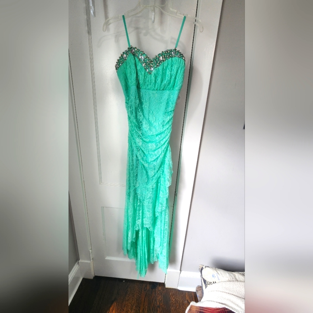 Mint Green Prom Dress